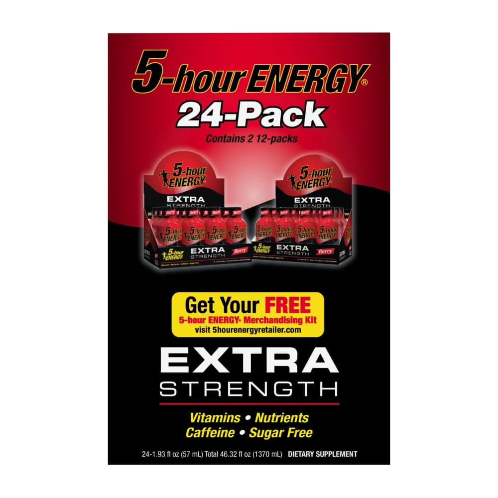 5 Hour Energy Extra Strength Berry 24 pk. - 5 Hour Energy