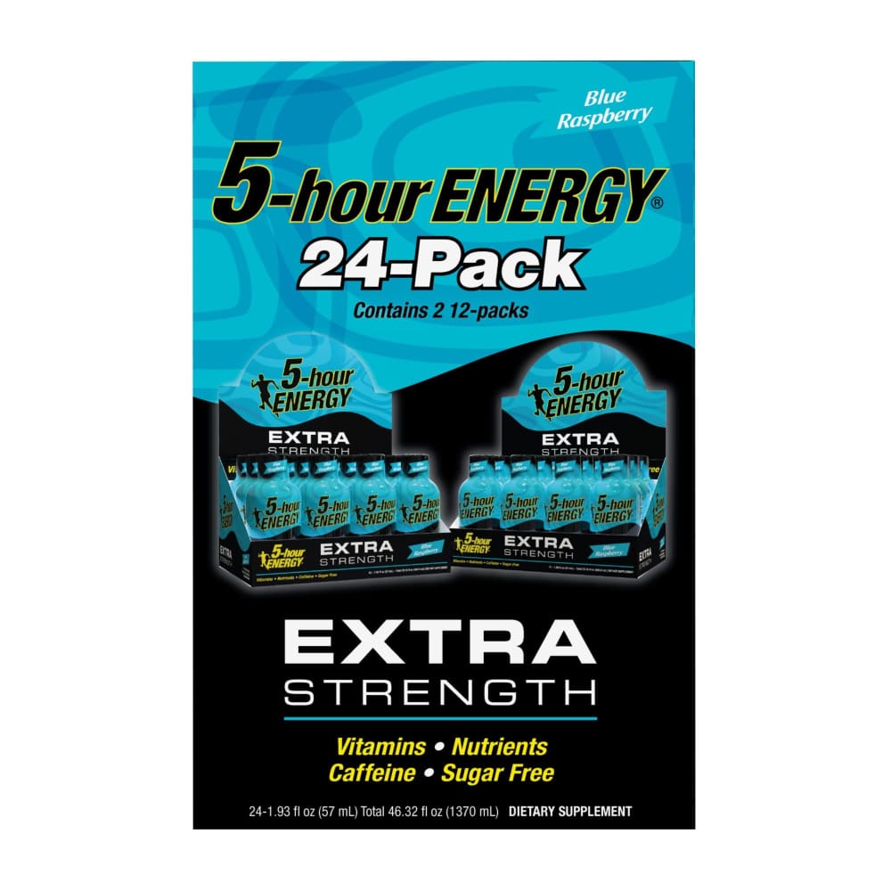 5 Hour Energy Extra Strength Blue Raspberry 24 pk. - 5 Hour Energy