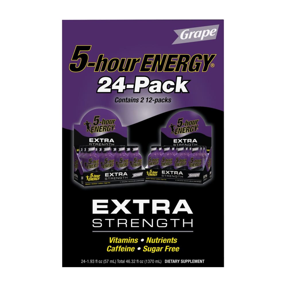 5 Hour Energy Extra Strength Grape 24 pk. - 5 Hour Energy