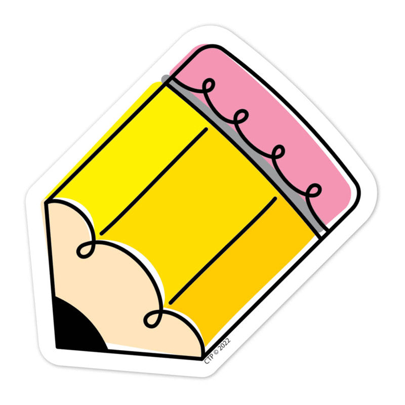 Doodle Pencil 3In Designer Cutouts (Pack of 10)