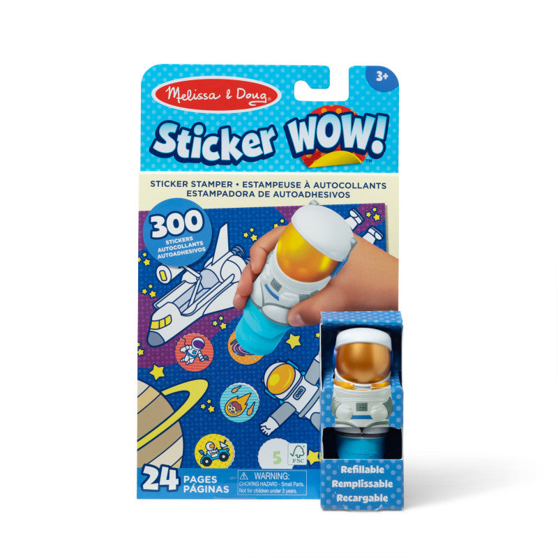 Astronaut Activity Pad Sticker Wow (Pack of 3)