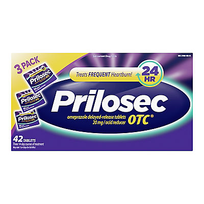 Prilosec OTC 20 mg Omeprazole Delayed Release Tablets, 42 ct.