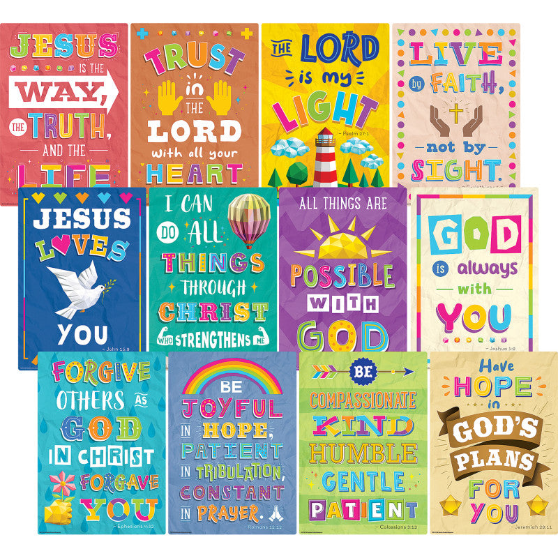 Bible Verse Poster Set (Pack of 2)