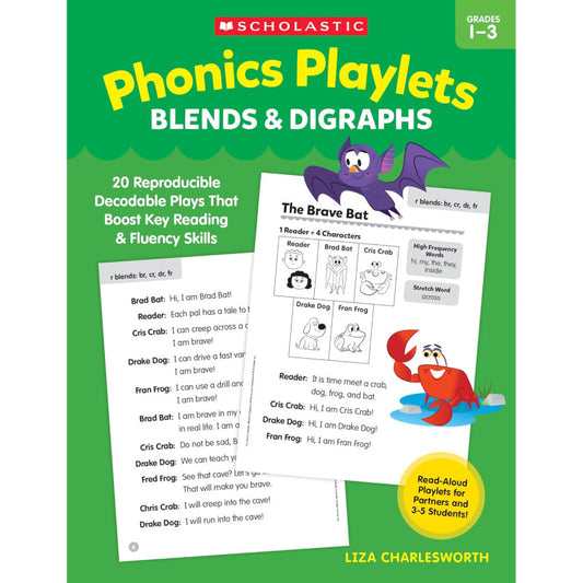 Phonics Playlets Blends & Digraphs (Pack of 3)