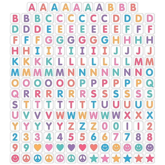 Letter Beads Bulletin Board Letters Crafty & Cool (Pack of 6)