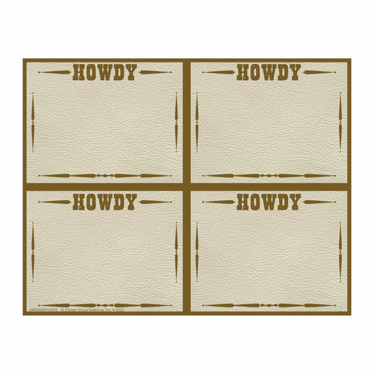 Wild Wild Classroom Name Tags (Pack of 10)
