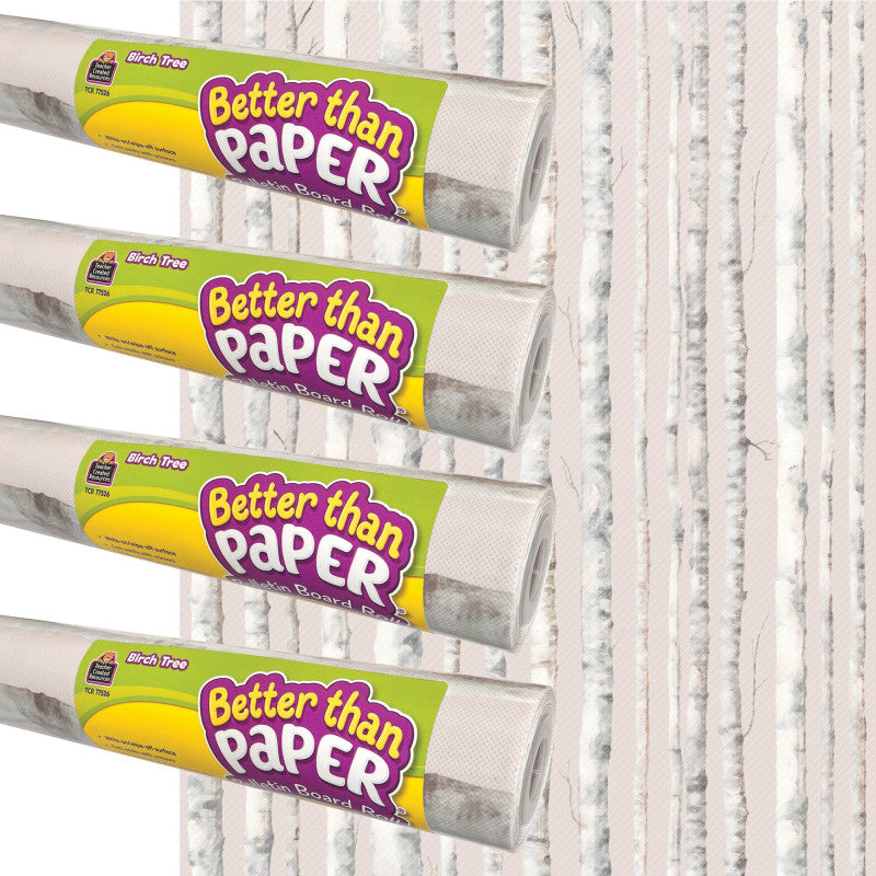 Birch Trees 4Ct Bb Roll 4X12Ft Better Than Paper