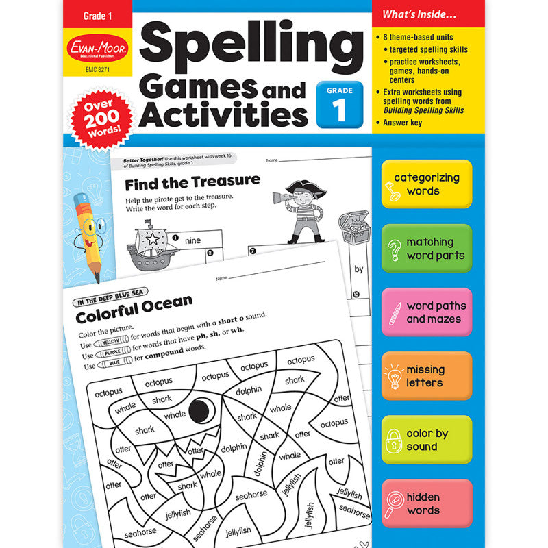 Spelling Games And Activities Gr1