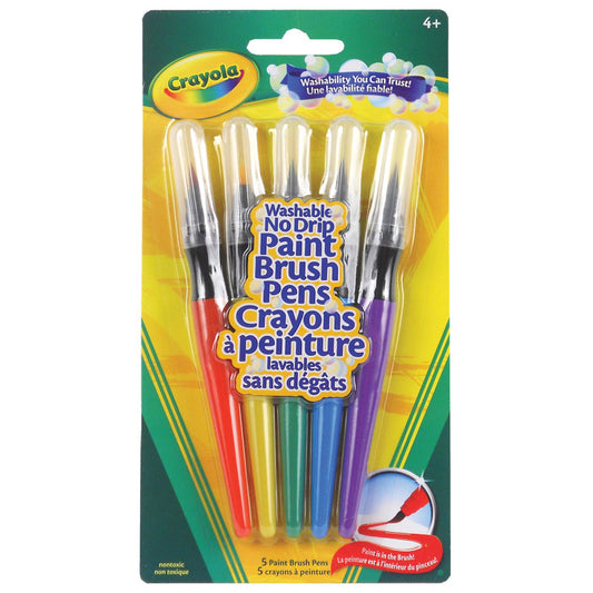 5 Count Paint Brush Pens (Pack of 10)