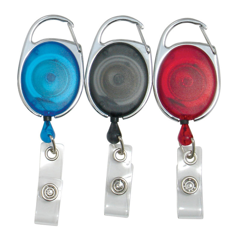 Quick Clip Id Badge Reels 3/Pk (Pack of 6)