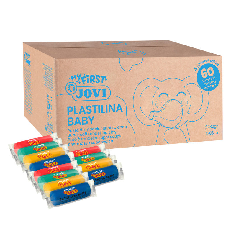 Plastilina Baby Schoolpack 60 Bars