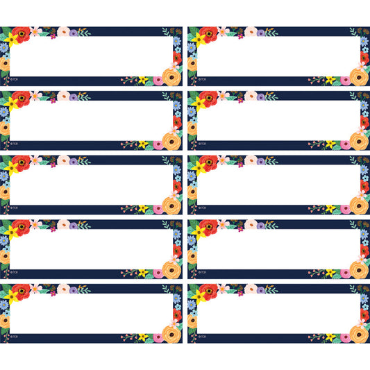 Wildflowers Magnetic Labels Accents (Pack of 6)