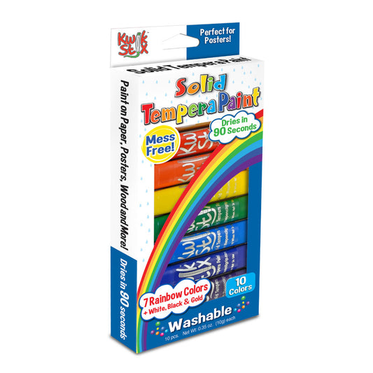 Kwik Stix Rainbow Colors 10Ct (Pack of 6)