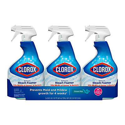Clorox Bathroom Bleach Foamer - Ocean Mist, 3 pk./30 fl. oz.