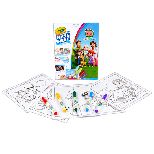 Cocomelon Coloring Pad & Markers Crayola Color Wonder (Pack of 6)