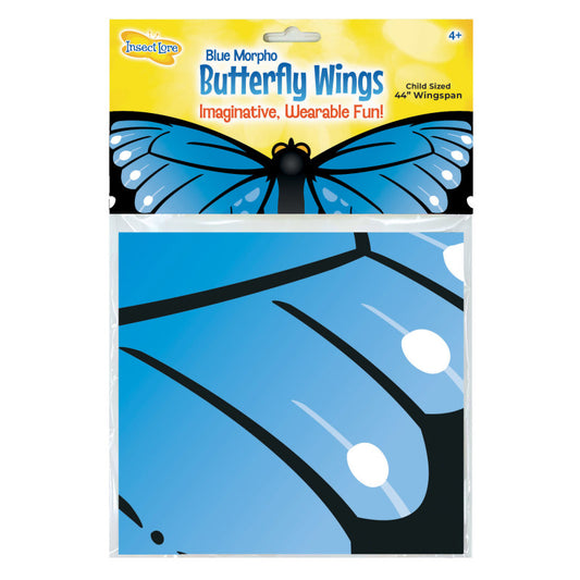 Blue Morpho Butterfly Wings (Pack of 6)