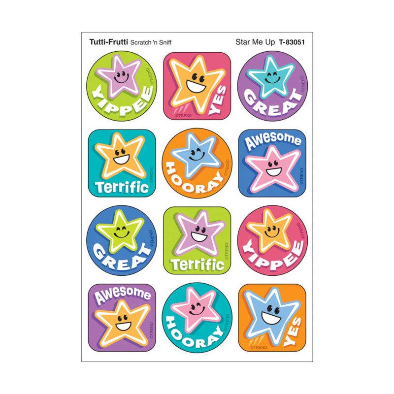Stinky Stickers Star Me Up Tutti Frutti Scent (Pack of 12)