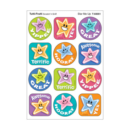 Stinky Stickers Star Me Up Tutti Frutti Scent (Pack of 12)