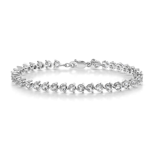 7 CT T.W. Lab White Sapphire Tennis Bracelet in Sterling Silver - Gemstone Bracelets - ShelHealth
