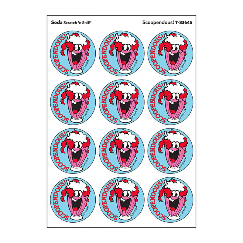 Stinky Stickers Soda Scent Scoopendous (Pack of 12)