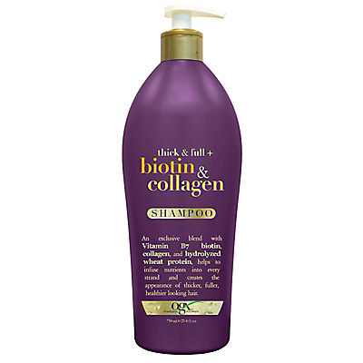 OGX Thick & Full Biotin & Collagen Shampoo, 25.4 oz.