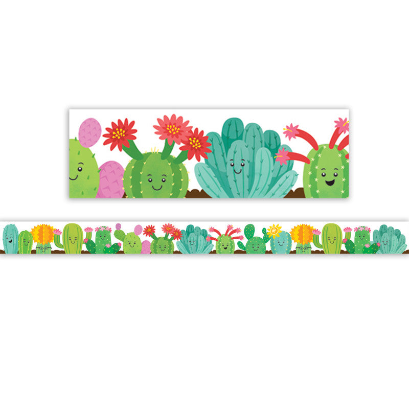 Happy Cactus Crew Die-Cut Border (Pack of 10)