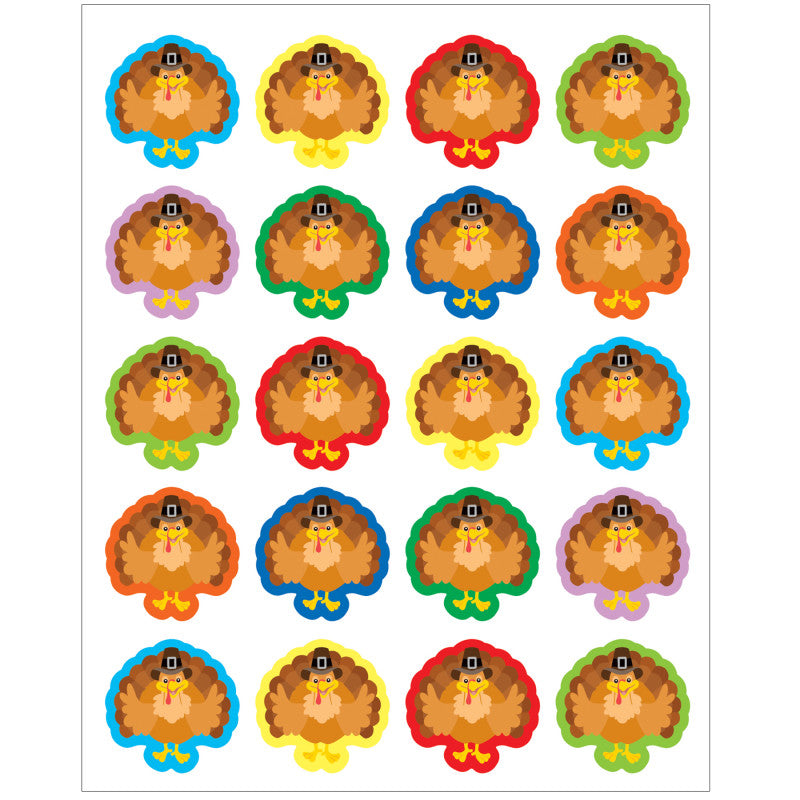 Turkeys Stickers (Pack of 12)