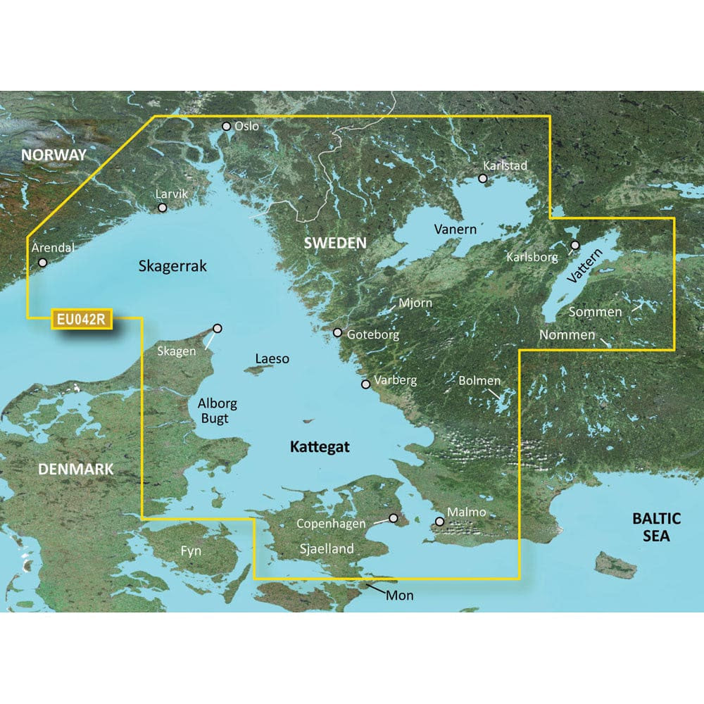 Garmin BlueChart® g3 HD - HXEU042R - Oslo to Trelleborg - microSD™/ SD™ - Cartography | Garmin BlueChart Foreign - Garmin