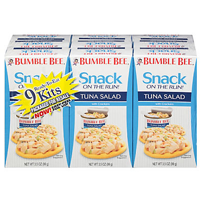 Bumble Bee Tuna Salad Snack on the Run, 9 pk./3.5 oz.