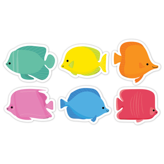 School Of Fish 3In Cut-Outs Sea Friends (Pack of 10)
