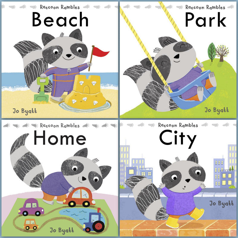 Raccoon Rambles 4-Bk Set