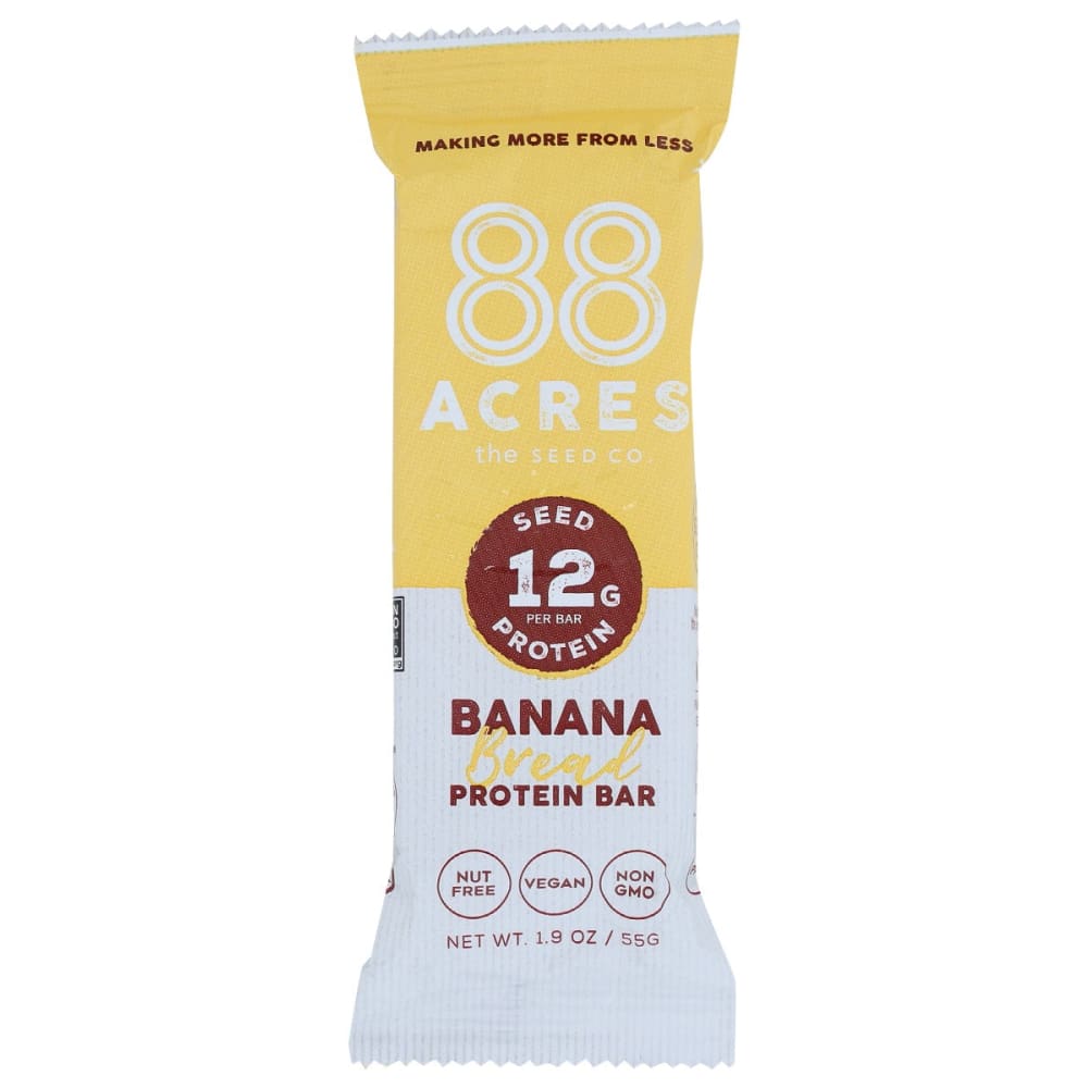 88 ACRES: Bar Protein Banana Bread 1.9 oz - Grocery > Snacks > Cookies > Bars Granola & Snack - 88 Acres