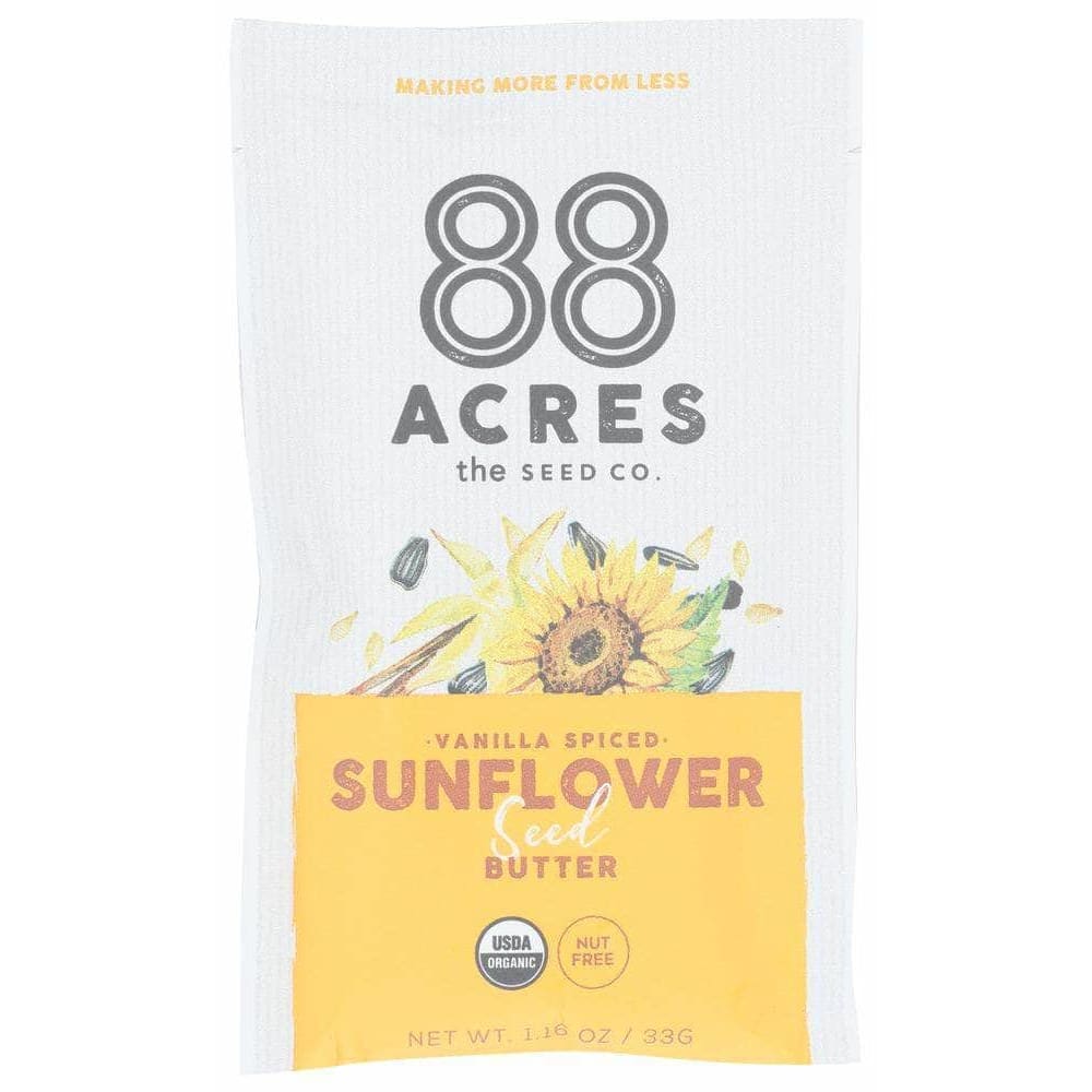 88 Acres 88 Acres Vanilla Spiced Sunflower Seed Butter, 1.16 oz