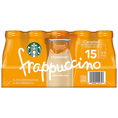 Starbucks Caramel Frappuccino Chilled Coffee Drink, 15 ct./9.5 oz.