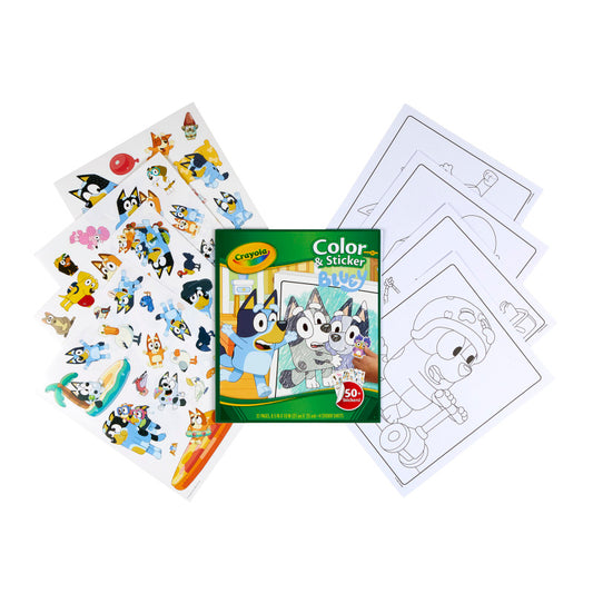 Crayola Color & Sticker Bluey (Pack of 8)