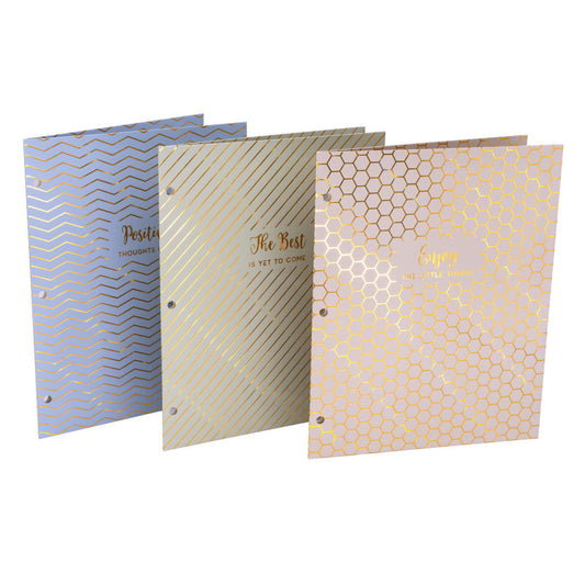 Haze 2-Pocket Portfolio Letter 6Pk (Pack of 6)