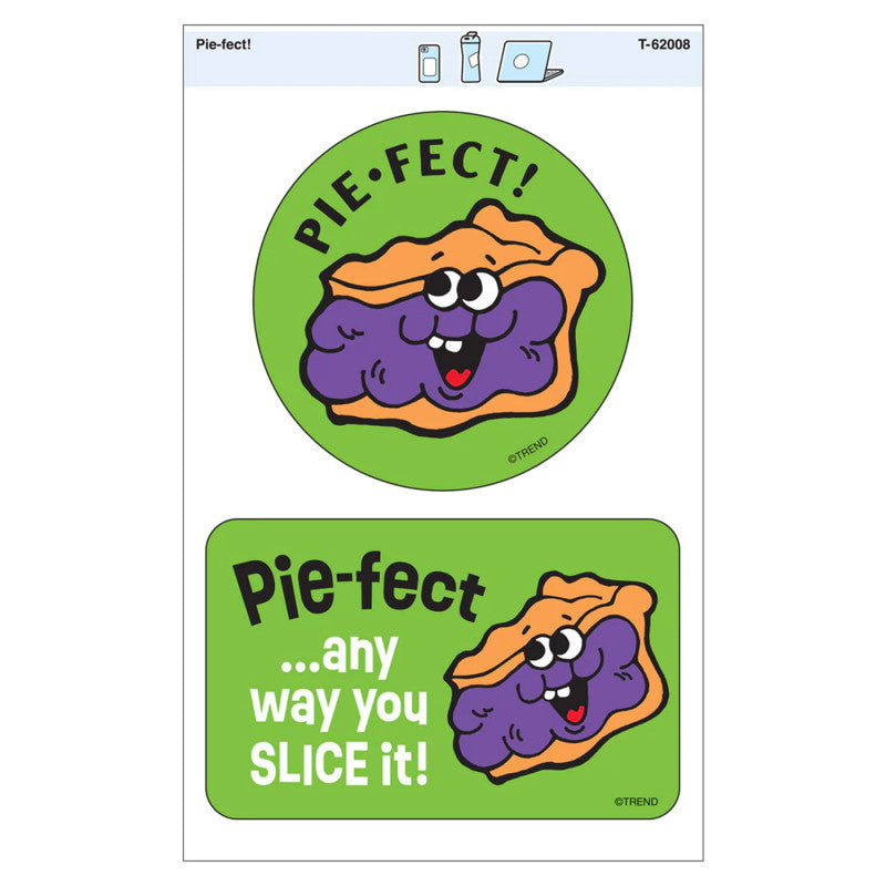 Pie-Fect Vinyl Stickers (Pack of 10)