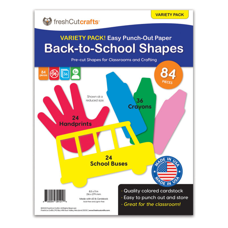 Back To School Paper Cutouts