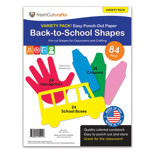 Back To School Paper Cutouts