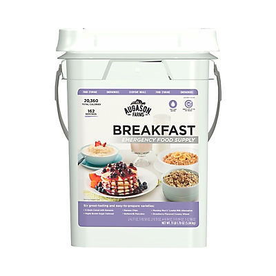 Augason Farms Breakfast Emergency Food Supply, 4 gal.