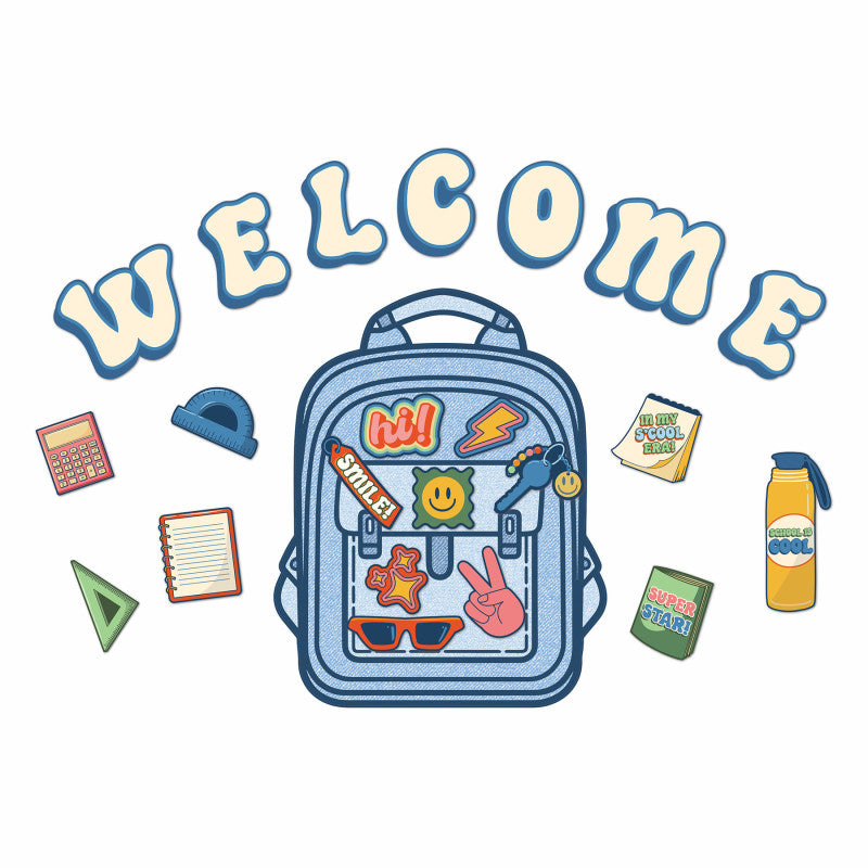 Scool Era Welcome Bulletin Board St (Pack of 3)