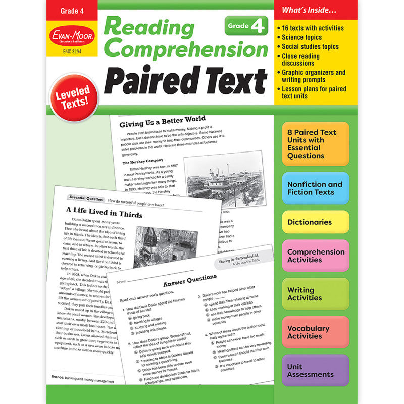 Gr4 Reading Comp Paired Text