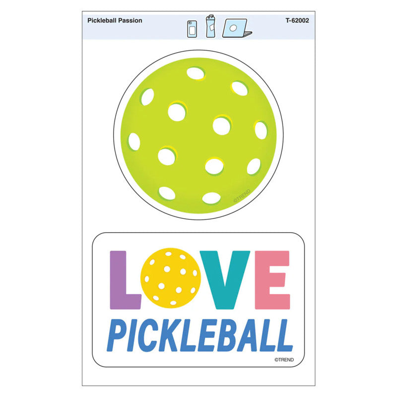 Pickleball Passion Vinyl Stickers (Pack of 10)