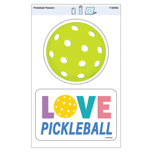 Pickleball Passion Vinyl Stickers (Pack of 10)