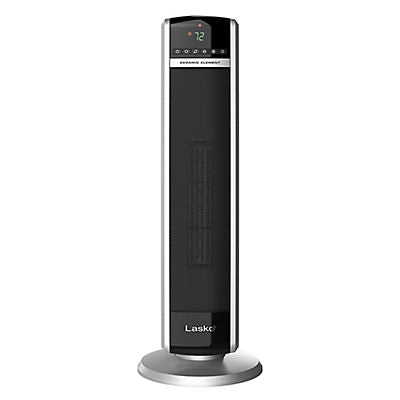 Lasko 1,500W Oscillating Tower Heater with Remote Control