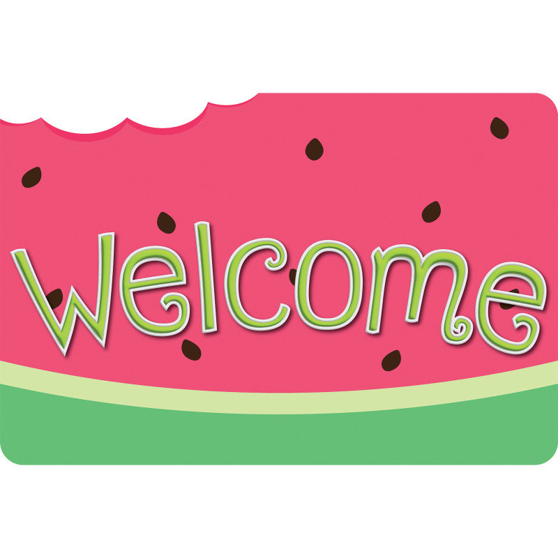 Welcome Mat 15.5X23.5 Watermelon (Pack of 2)
