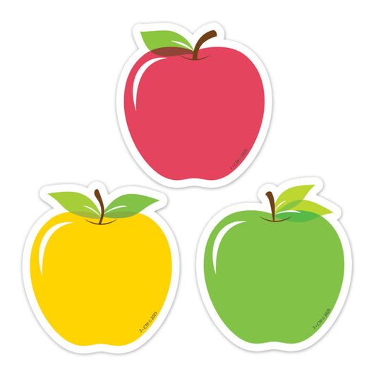 Apple Time Apples 3In Cut-Outs (Pack of 10)