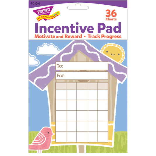 Garden Birdhouse Incentive Pad (Pack of 10)