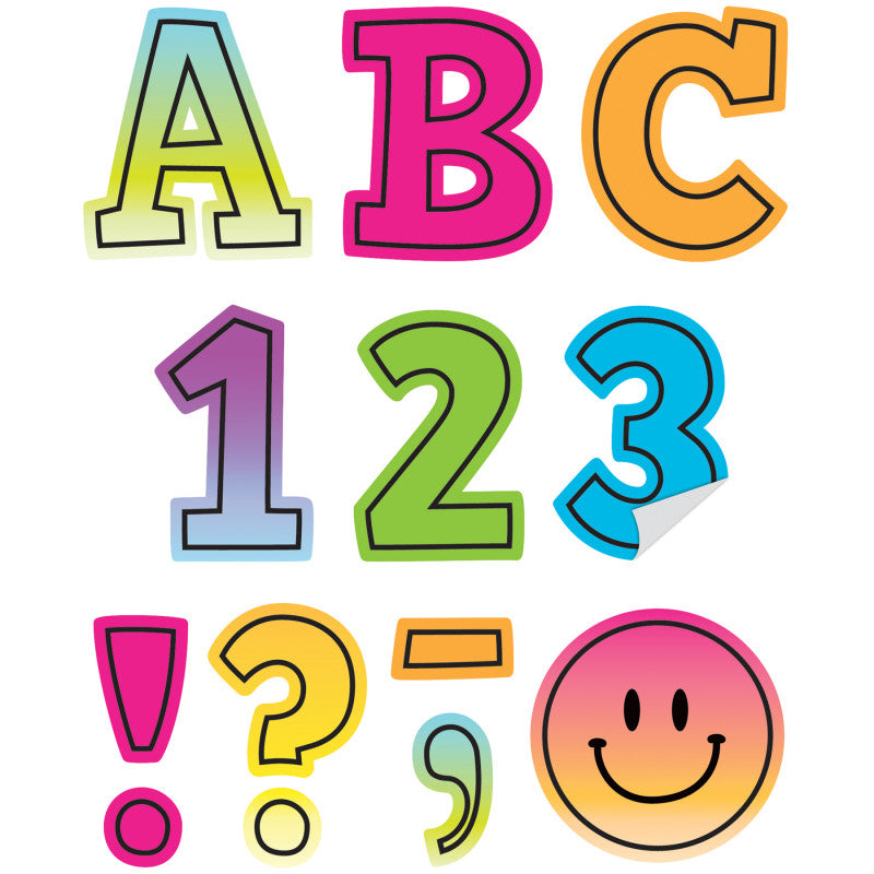Brights 4Ever Block Adhesive Letter 2In Uppercase (Pack of 3)
