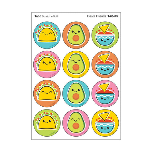 Stinky Stickers Taco Scent Fiesta Friends (Pack of 12)